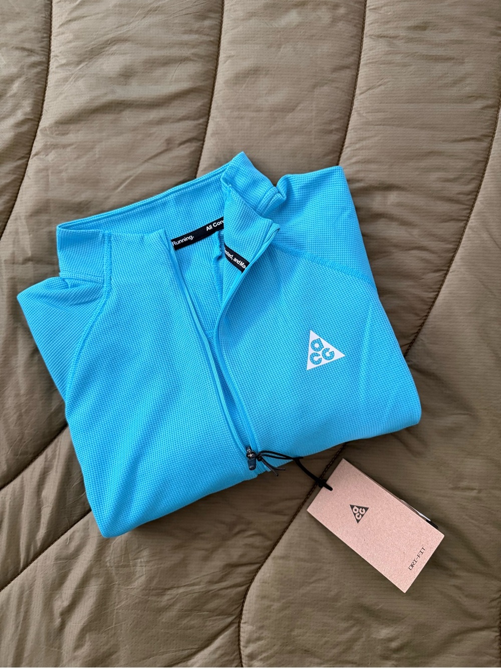 Nike ACG 🔺 Men’s Wool Blend Trail Running Quarter Zip long sleeve